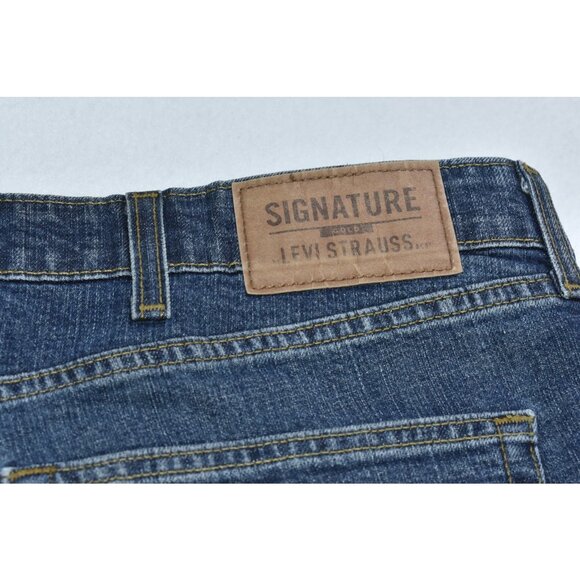 Levis Strauss Signature Gold Jeans Men's 50x30 Bootcut Denim Flex Pants -Flaws- - Picture 12 of 16
